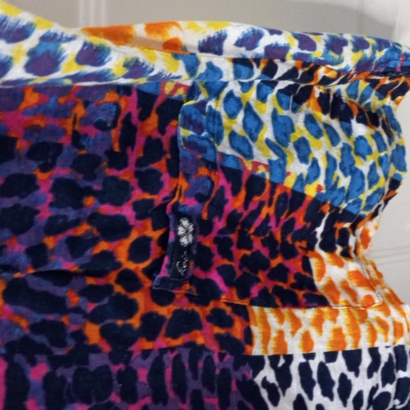 KOI by Kathy Peterson, SzXL Milti Color block Top - Picture 7 of 8